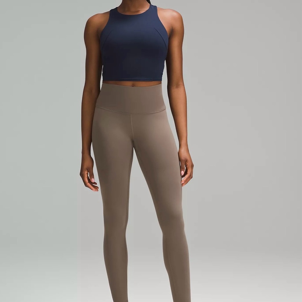 Lululemon wunder under leggings 28” size 2 Color Nomad NWT